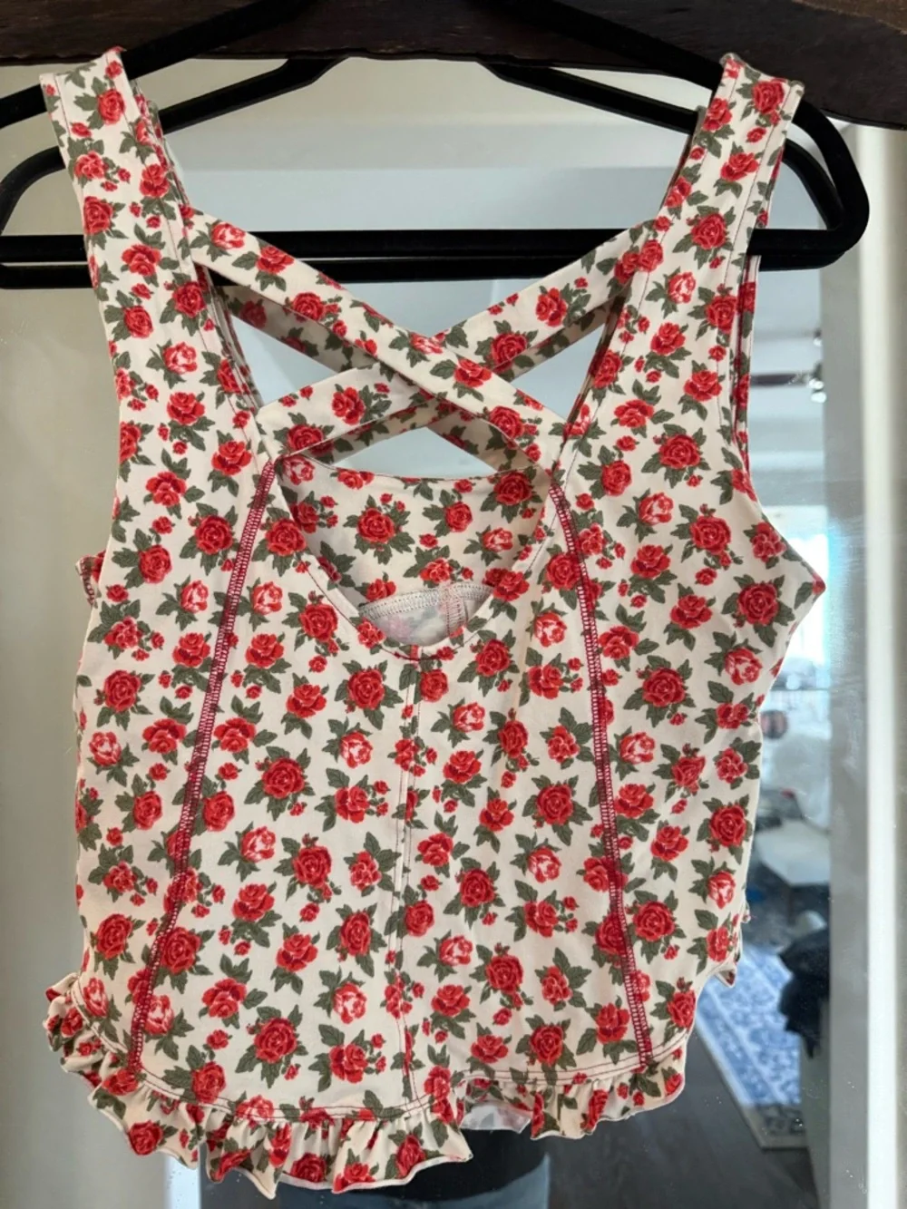 Free People Rose Print Melanie Tank - Picture 3 of 5